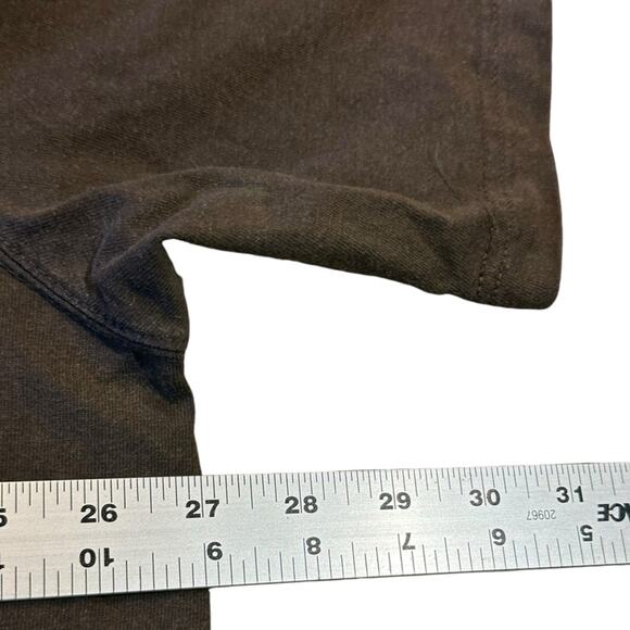 Carhartt Mens XL Brown Original Fit Short Sleeve T Shirt  in 100% Cotton - Picture 4 of 8